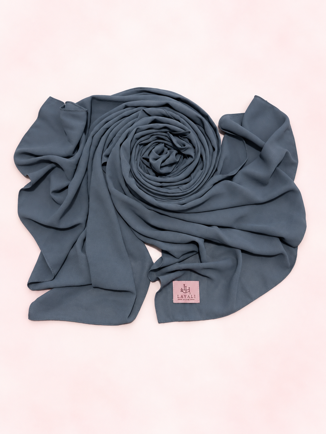 Slate Blue Chiffon