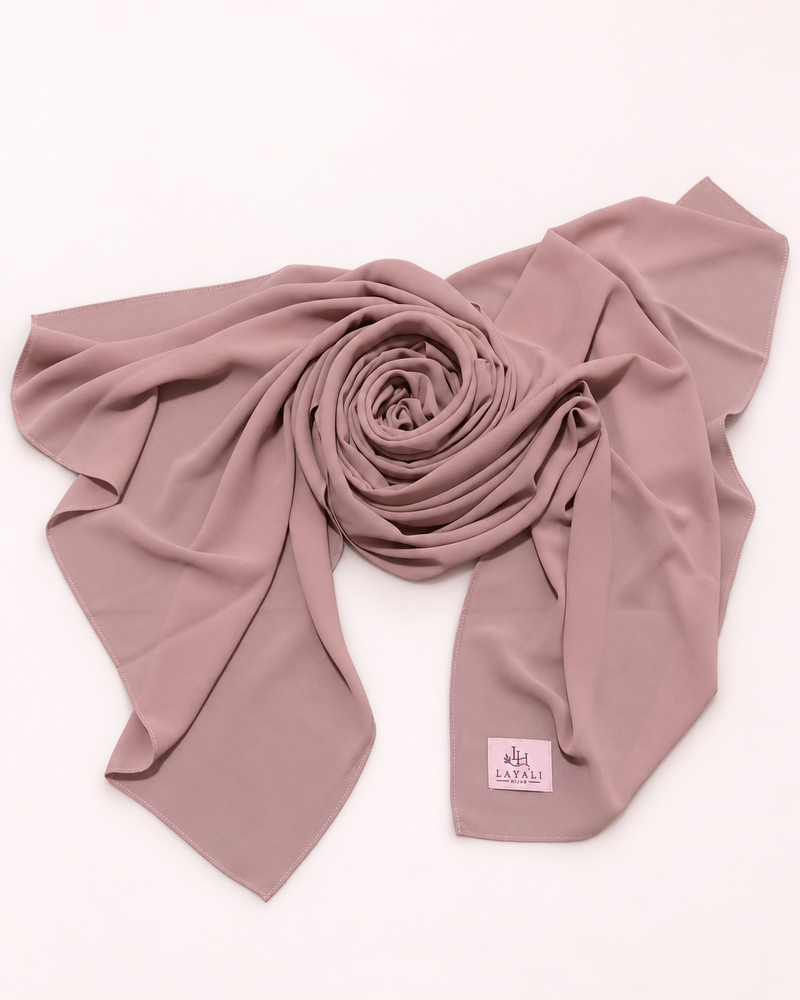Dusty Rose Chiffon